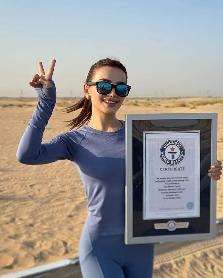 يارا خضير بعد تحدي غينيس&nbsp;
