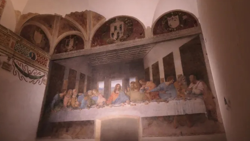لوحة العشاء الأخير في الدير المقدس&nbsp;