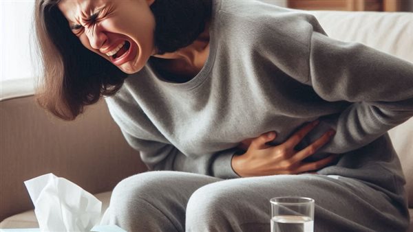 أعراض داء بيزوار ألم في المعدة 