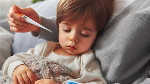 إرتفاع الحرارة عند الإصابة بالإنفلونزا 