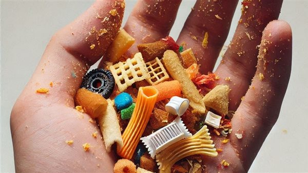 مواد بلاستيكية في بعض الأطعمة 
